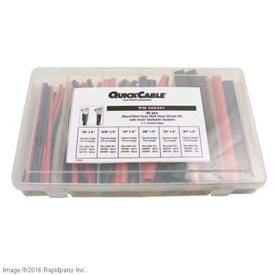 KIT, HEAT SHRINK 6  RED/BLK DW A000027293