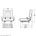 SEAT, FOLD WITH BELT A000025820