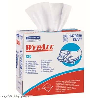 WYPALL X60 WHITE POP-UP BOX A000035369