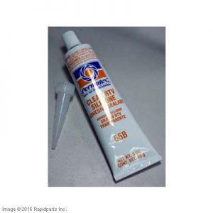 PERMATEX® Clear Silicone Adhesive Sealant Tube 9I2291