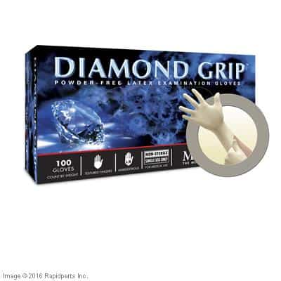 GLOVES DIAMOND GRIP PWDRFR L A000027549