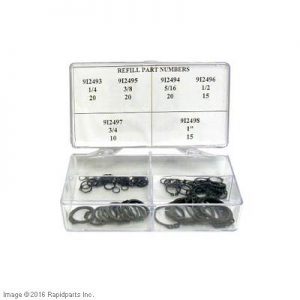 SNAP RING ASSORTMENT  105 PCS. 9I2468