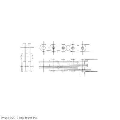 CHAIN BL646 100 FT REEL (PER FOOT) A000007458