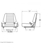 SEAT,DLX FOLD DOWN W/SEAT A000029295