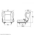 SEAT, W/RETRACTABLE BELT A000016203