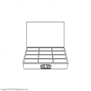 12 COMPARTMENT METAL DRAWER 9I1744