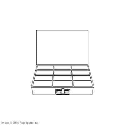 12 COMPARTMENT METAL DRAWER 9I1744