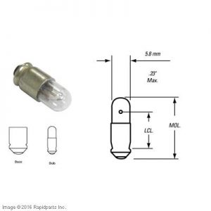 BULB, 14V .08A 2I5957