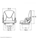 SEAT,W/RETRACTABLE BELT A000030248